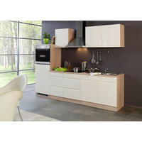 KÜCHENBLOCK 270 cm   in Creme, Sonoma Eiche  - Eichefarben/Creme, Basics, Holzwerkstoff (270cm) - Held