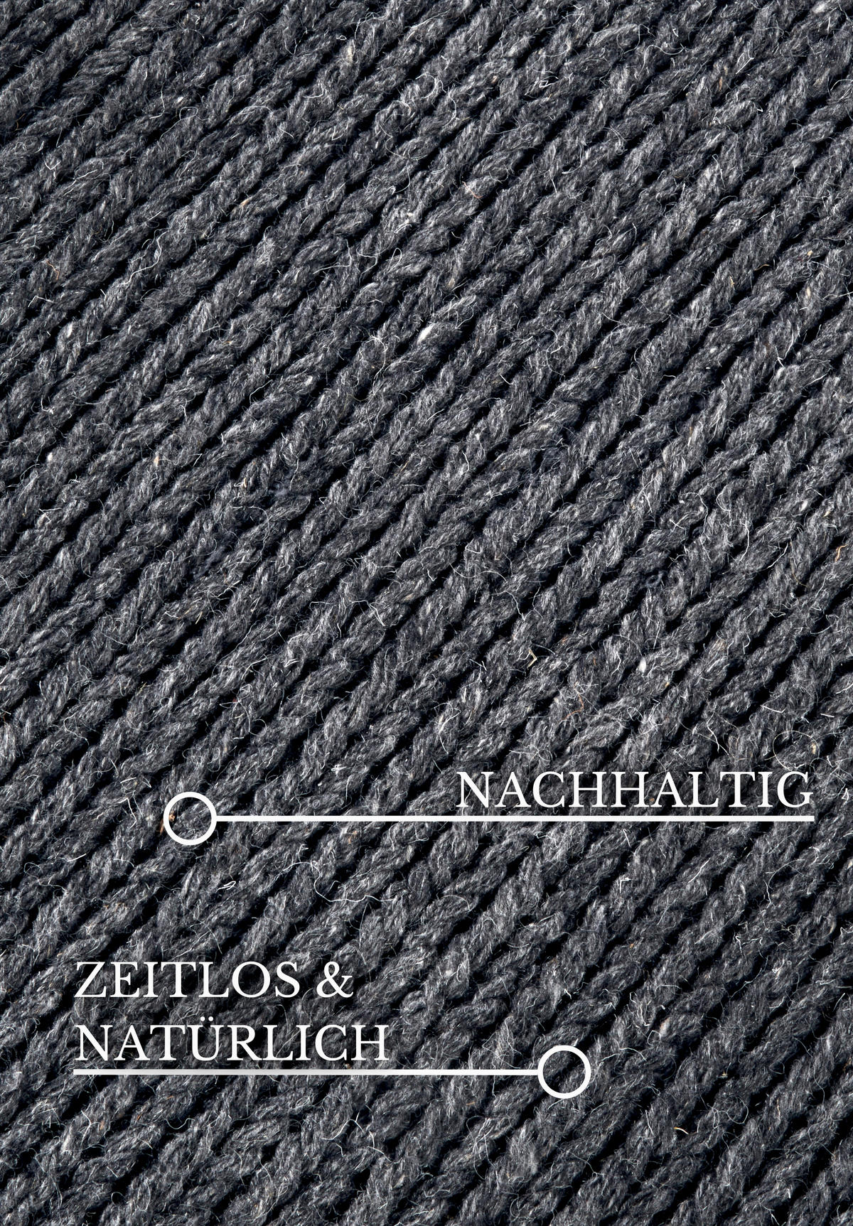 HANDWEBTEPPICH 160/230 cm Kollektion 1748 Anthrazit, Grau  - Anthrazit/Grau, Basics, Textil (160/230cm) - Villeroy & Boch