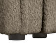 ECKSOFA Taupe Chenille  - Taupe/Schwarz, KONVENTIONELL, Kunststoff/Textil (233/193cm) - Carryhome
