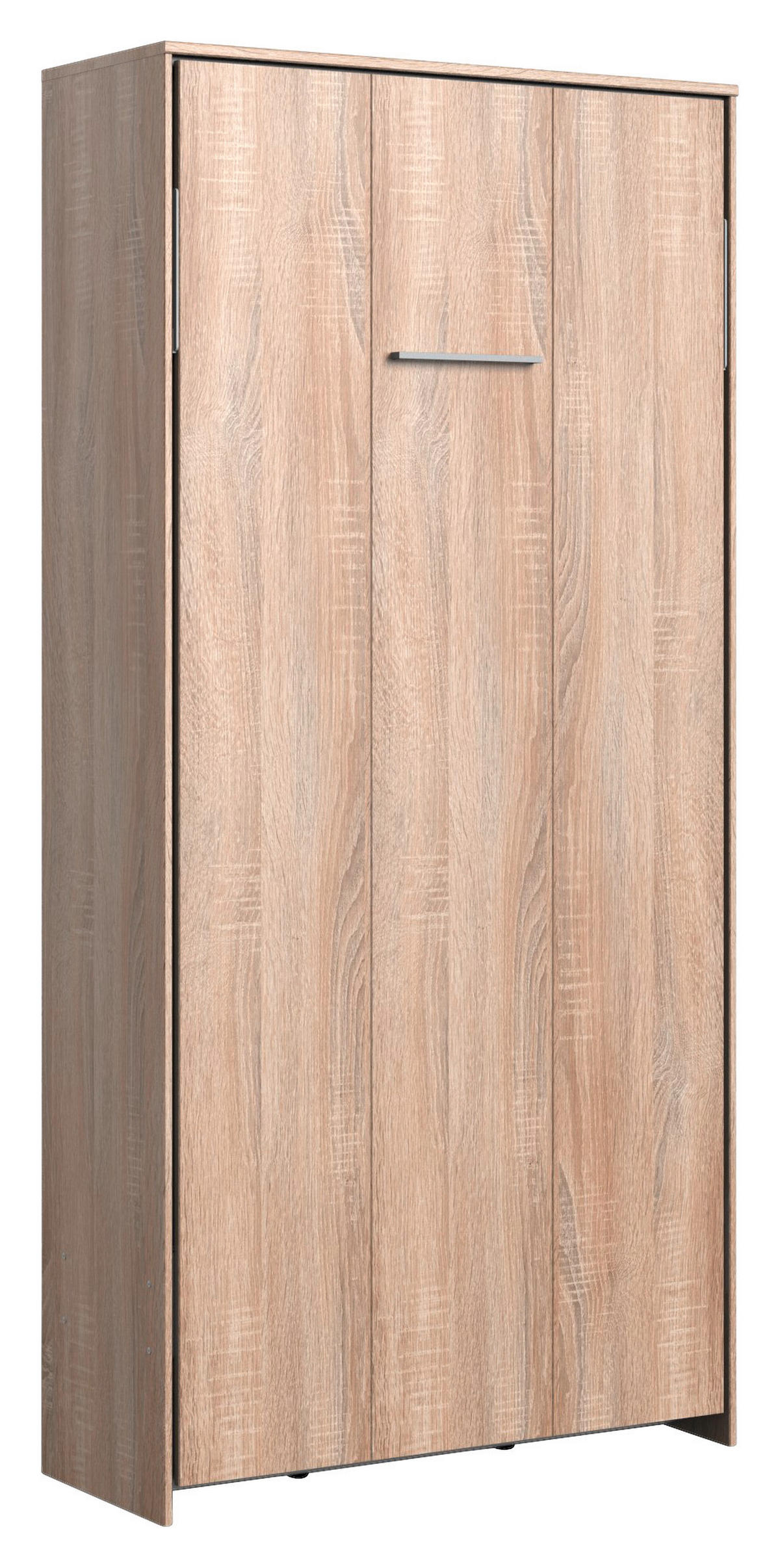 ZIDNI KREVET 90/200 cm   - boje hrasta, Konvencionalno, drvni materijal/metal (90/200cm) - MID.YOU