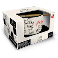 SUPPENSCHALE Weiß  - Weiß, Basics, Keramik (18/12,5/9,7cm) - Disney