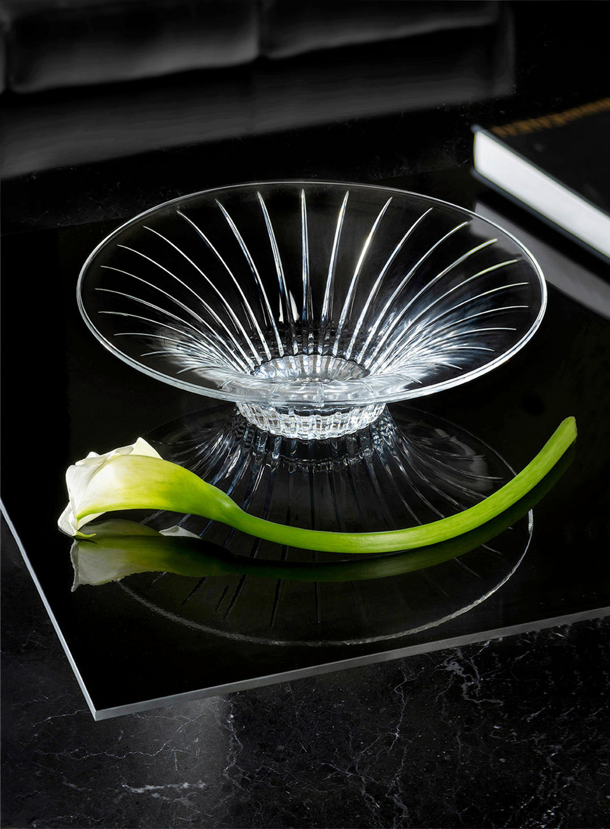 TÁL 32 cm  - áttetsző, Basics, üveg (32cm)