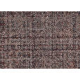 SITZBANK 209/92/78 cm  in Schwarz, Dunkelbraun  - Dunkelbraun/Schwarz, Design, Textil/Metall (209/92/78cm) - Dieter Knoll