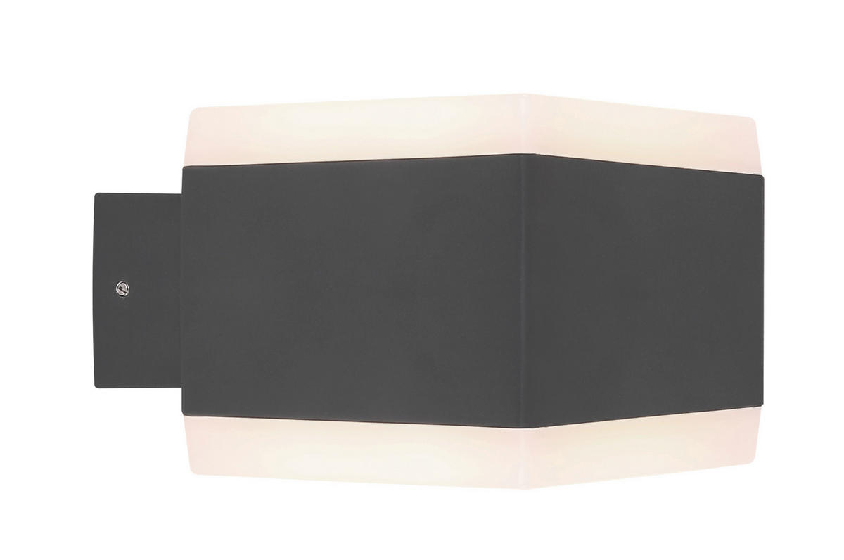 ZUNANJA STENSKA SVETILKA  Slice  11/9 cm           - Basics, kovina/umetna masa (11/9cm) - Globo
