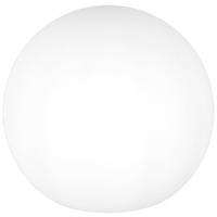 AUßENKUGELLEUCHTE BULY 40 cm  - Transparent/Weiß, Design, Kunststoff (40cm) - Newgarden