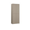 SCHUHSCHRANK Taupe  - Taupe/Grau, MODERN, Holzwerkstoff/Kunststoff (74,5/191,9/34,9cm) - Carryhome