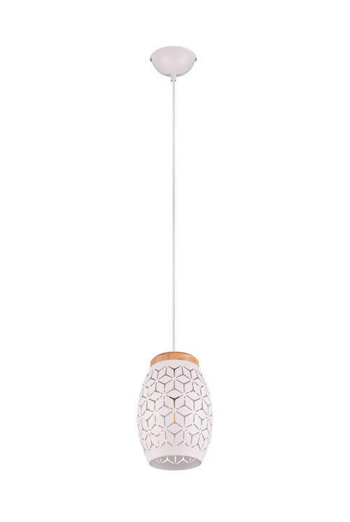 HÄNGELEUCHTE 15/150 cm    - Weiss, Konventionell, Metall (15/150cm)
