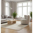 SESSEL in Leinenoptik Grau, Schwarz  - Schwarz/Grau, Design, Textil/Metall (75/79/76cm) - Xora