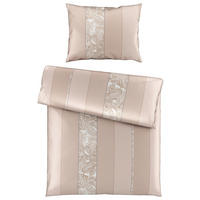 POVLEČENÍ, satén, béžová, 140/200 cm - béžová, Design, textil (140/200cm) - Dieter Knoll