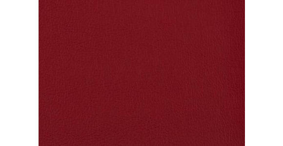 ECKSOFA in Echtleder Rot 305/224 cm - Rot/Schwarz, Design, Leder/Metall (305/224cm) - Dieter Knoll
