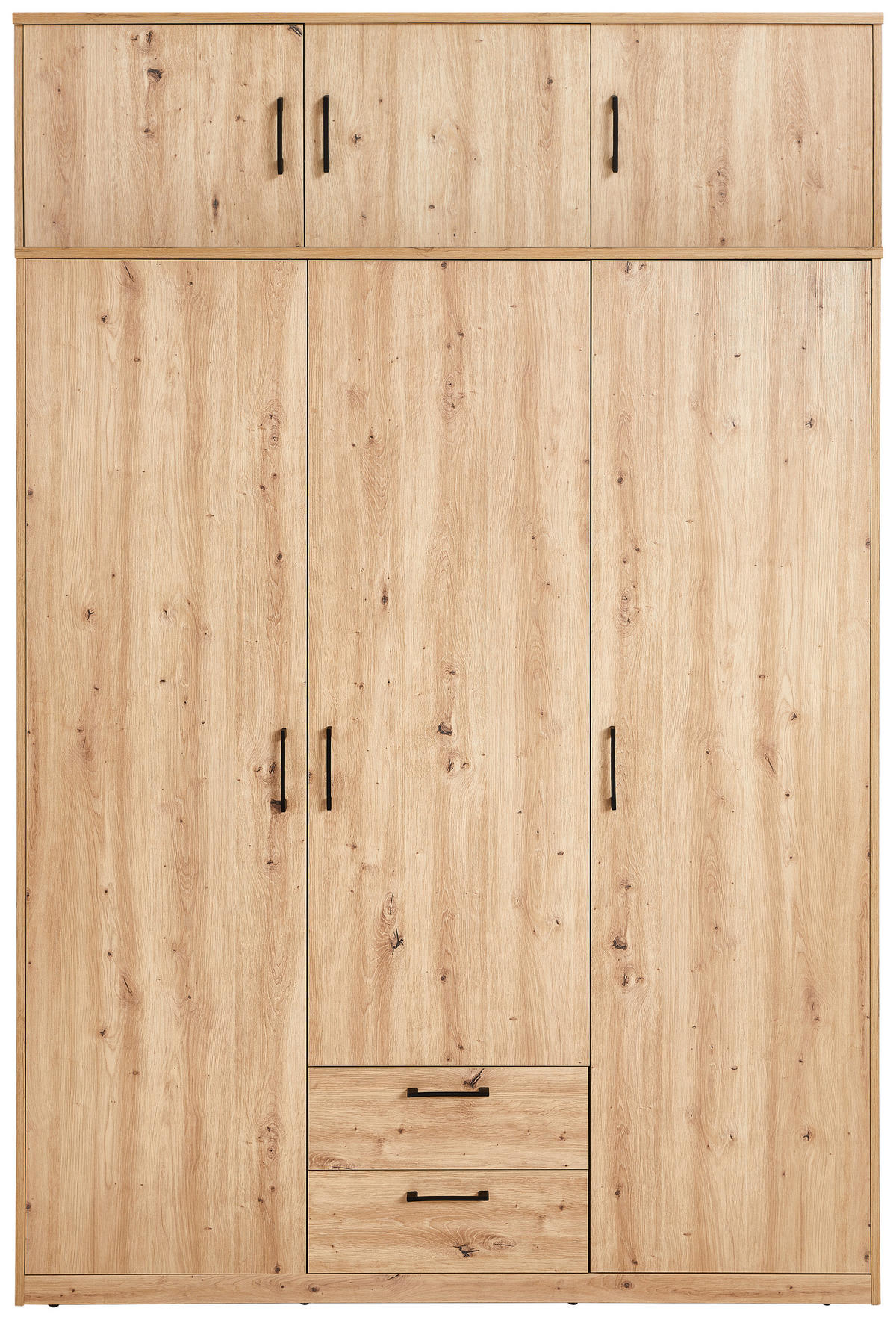 EXTENSIE LA DULAP in stejar Artisan  - stejar Artisan/negru, Basics, metal/material pe bază de lemn (157/43/54cm) - Xora