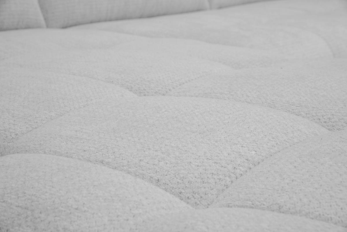 ECKSOFA Silberfarben Chenille Armlehnenkissen, Rücken echt, Sitztiefenverstellung  - Silberfarben/Schwarz, KONVENTIONELL, Textil/Metall (215/313cm) - Hom`in