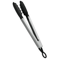 KONYHAI FOGÓCSIPESZ - fekete/ezüstszínű, műanyag/fém (6.8/34.1/3.5cm) - Metaltex