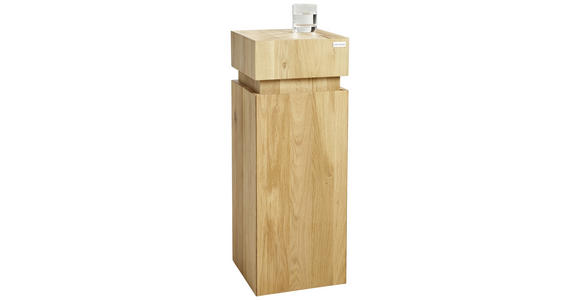 BEISTELLTISCH in Holz 30/30/80 cm  - Eichefarben, MODERN, Holz (30/30/80cm) - Linea Natura