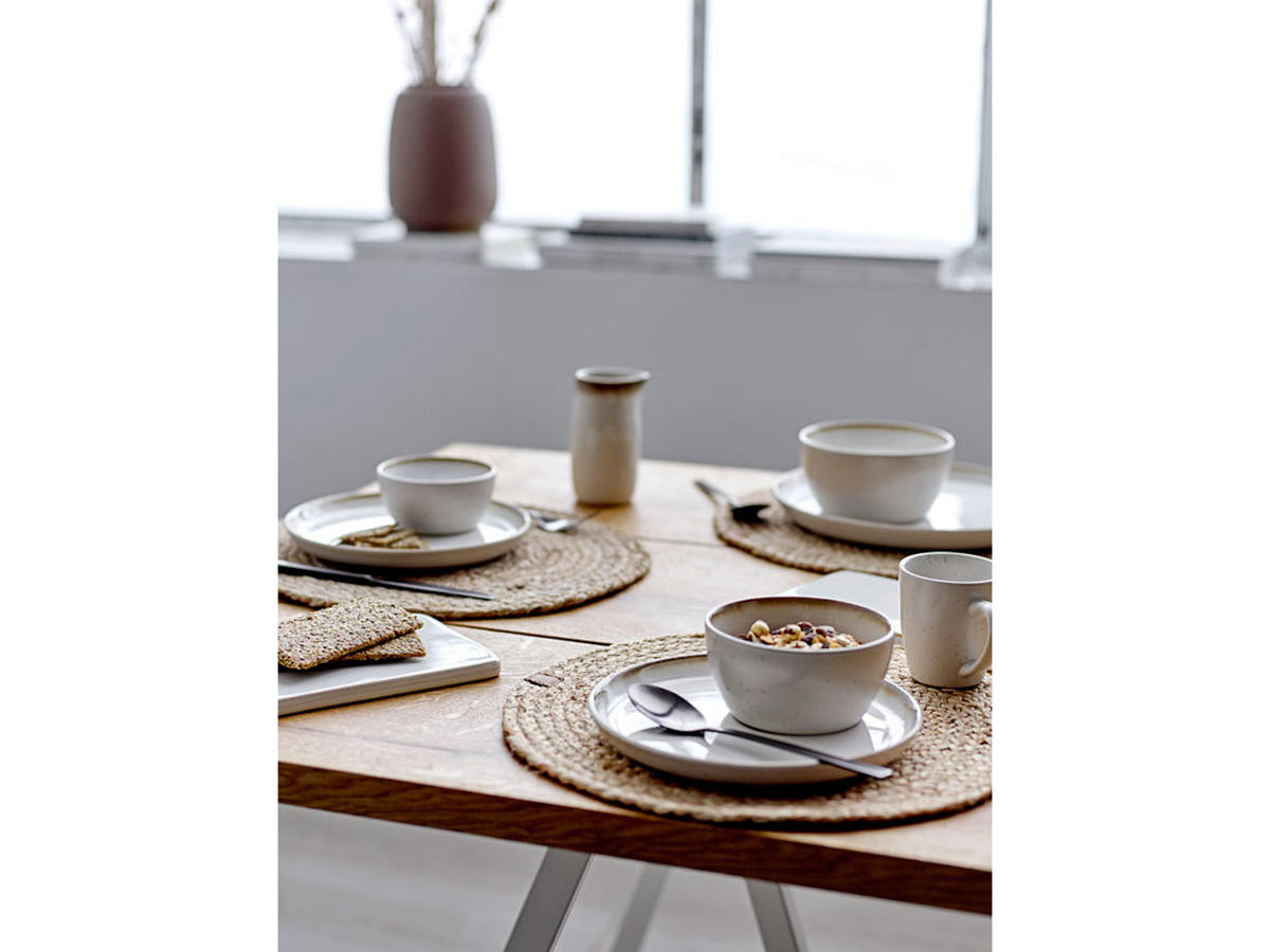 TISCHSET SÖDAHL Naturmaterialien Dunkelgrau 35 cm  - Dunkelgrau, Trend, Naturmaterialien (35cm)
