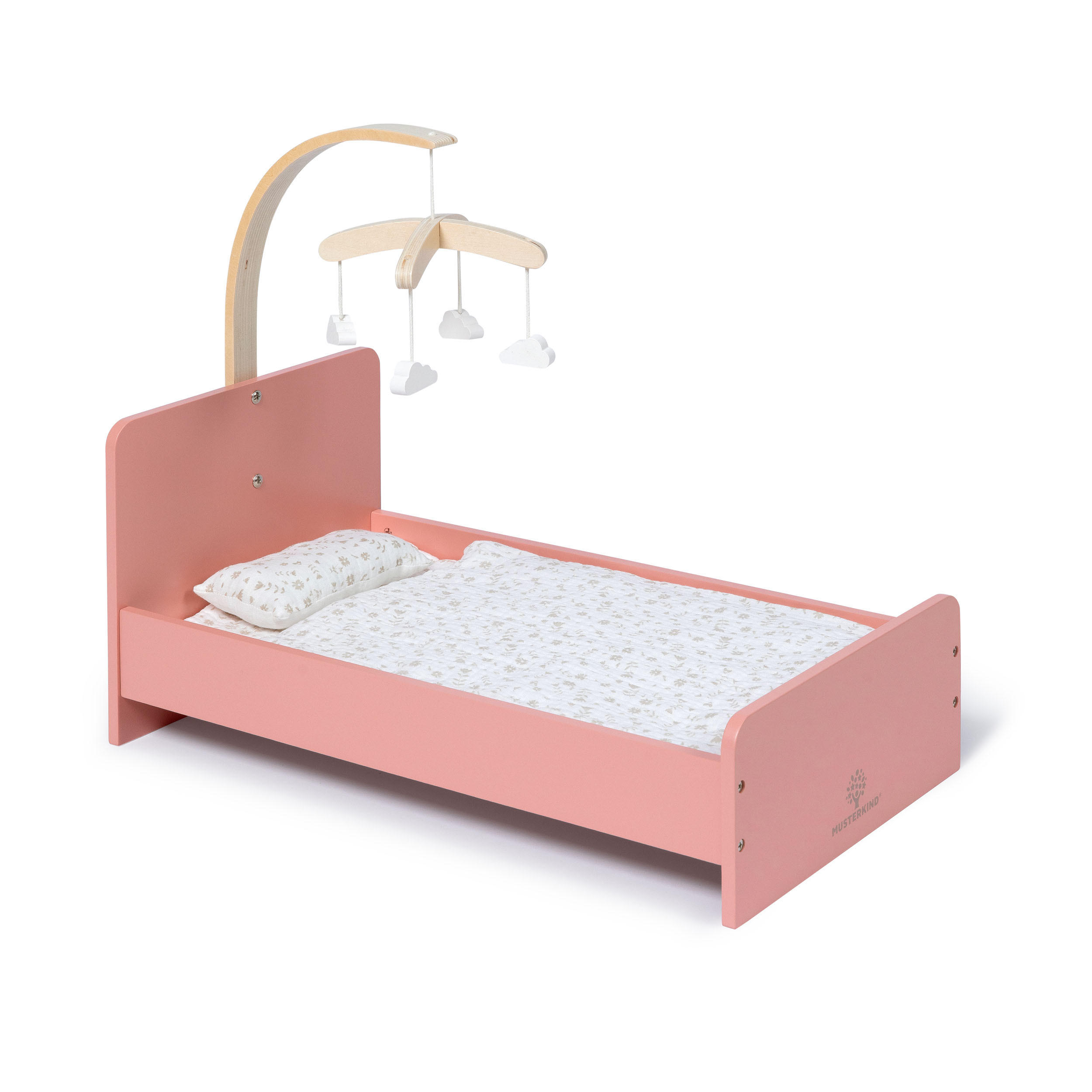 PUPPENBETT ROBINIA  - Altrosa, Basics, Holz (49/27,5/41,5cm) - MUSTERKIND