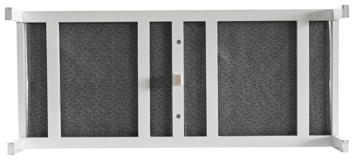 REGAL  70/80/30 cm Grau, Weiß  - Weiß/Grau, Basics, Karton/Holz (70/80/30cm) - Carryhome