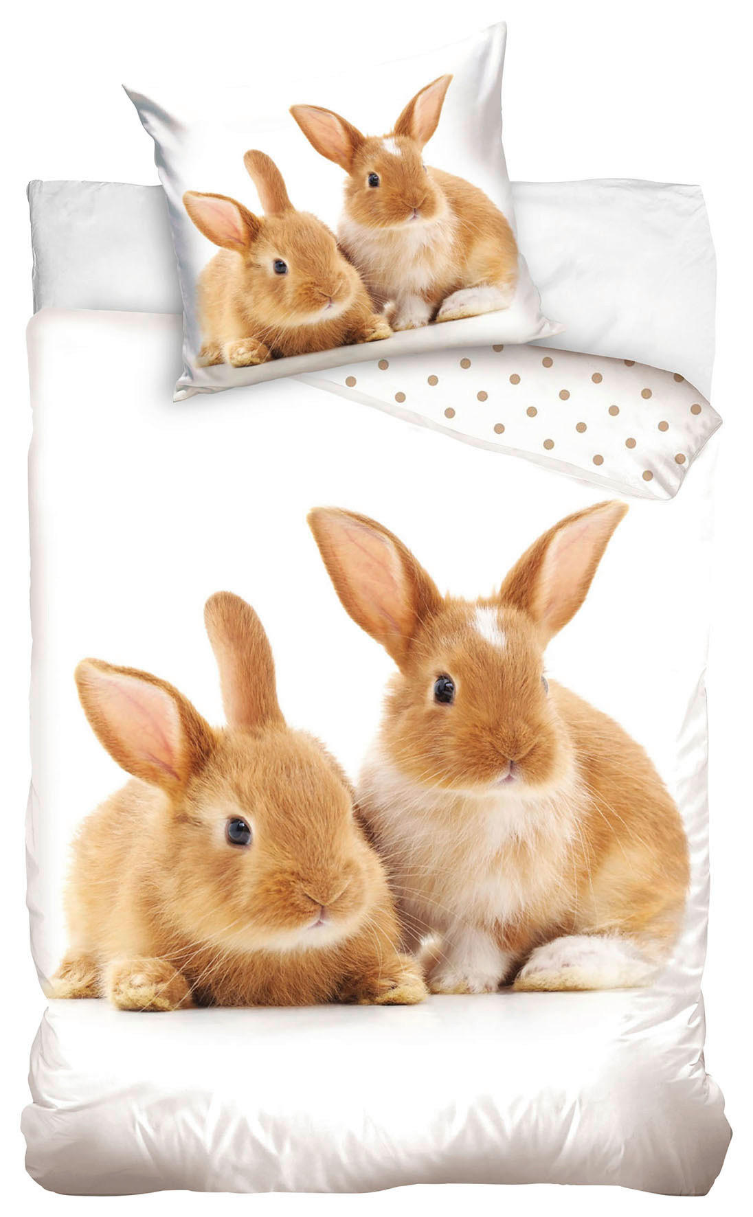 DEČJA POSTELJINA RABBIT 140/200 cm tekstil višebojna  - višebojna, Osnovno, tekstil (140/200cm)