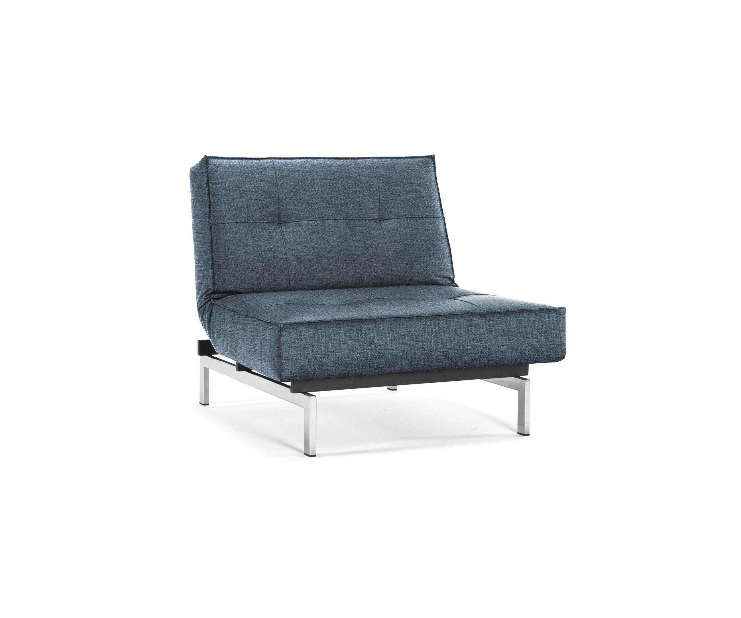 Sessel in Textil Blau