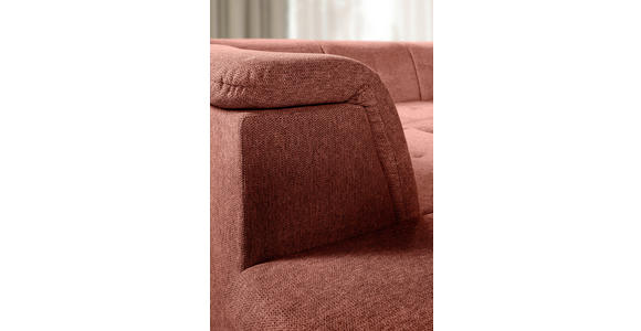 WOHNLANDSCHAFT  in Chenille Rostfarben  - Rostfarben/Grau, KONVENTIONELL, Kunststoff/Textil (188/340/240cm) - Carryhome