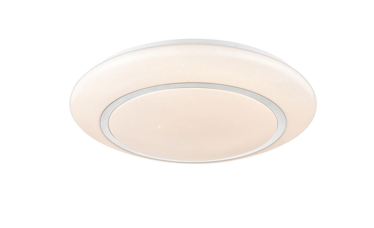 LED-DECKENLEUCHTE Rainbow  Smart 50/9 cm   - Weiß, LIFESTYLE, Kunststoff/Metall (50/9cm) - Novel
