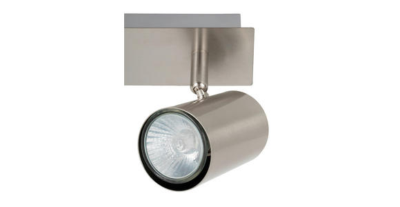 DECKENLEUCHTE 36/12/6 cm  - Nickelfarben, Trend, Metall (36/12/6cm) - Novel