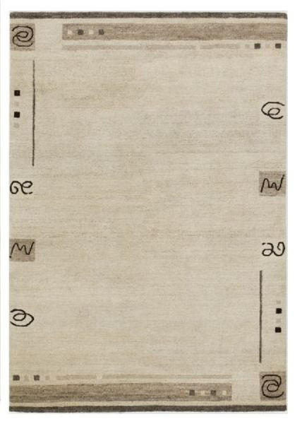 ORIENTTEPPICH 70/140 cm Kabru Border Schlammfarben  - Schlammfarben, Basics, Textil (70/140cm) - Cazaris