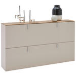 SCHUHKIPPER  in 140/79/28 cm  - Sandfarben/Eichefarben, Design, Holz/Holzwerkstoff (140/79/28cm) - Dieter Knoll