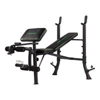 HANTELBANK  - Schwarz, KONVENTIONELL, Holz/Kunststoff (166/108/119cm)