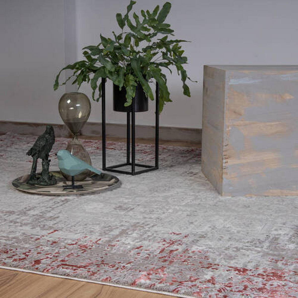 COVOR ȚESUT  - bej/roz, Lifestyle, textil (80/150cm)