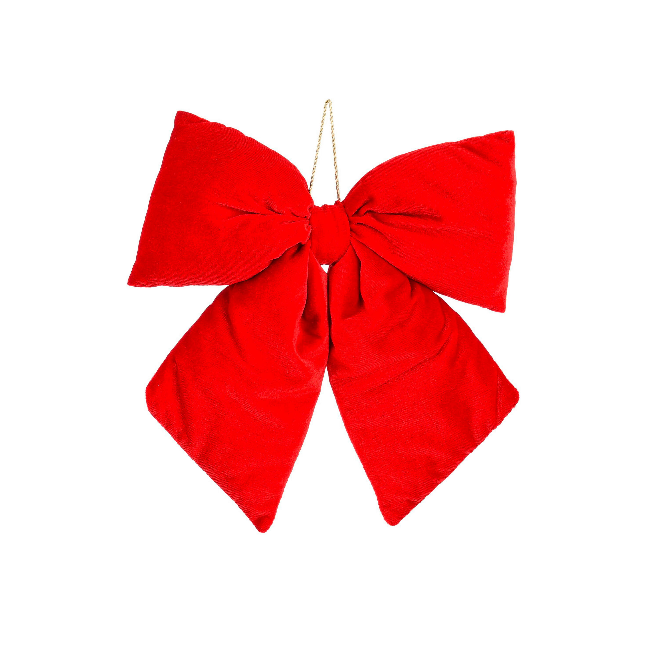 ZÁVESNÁ DEKORÁCIA - červená, Basics, textil (6.0/30.0/34.0cm)