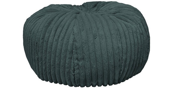 POUF Cord 60/30/60 cm - Dunkelgrau, Design, Textil (60/30/60cm) - Carryhome