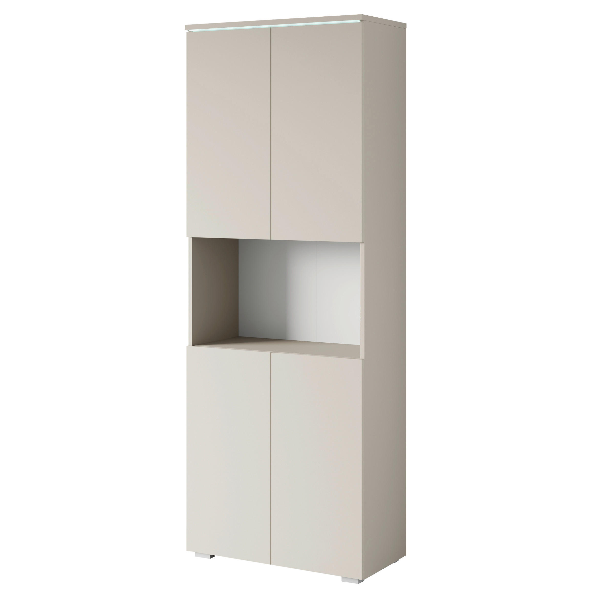 AKTENSCHRANK 68/181,9/33 cm  - Kaschmir/Beige, Design, Holzwerkstoff (68/181,9/33cm) - Livetastic