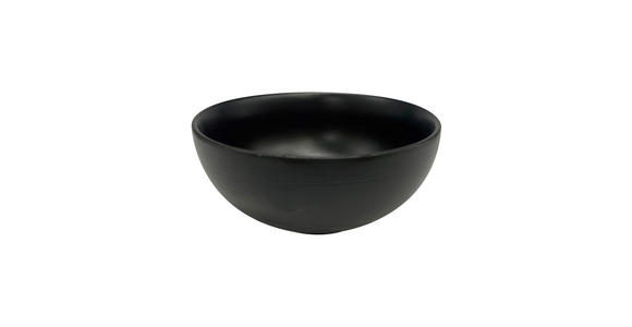 MÜSLISCHALE Black Rock - Schwarz, Design, Keramik (15,4/6,6cm) - Novel