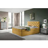 BOXBETT 140/200 cm  in Gelb  - Gelb/Schwarz, Modern, Textil (140/200cm) - MID.YOU