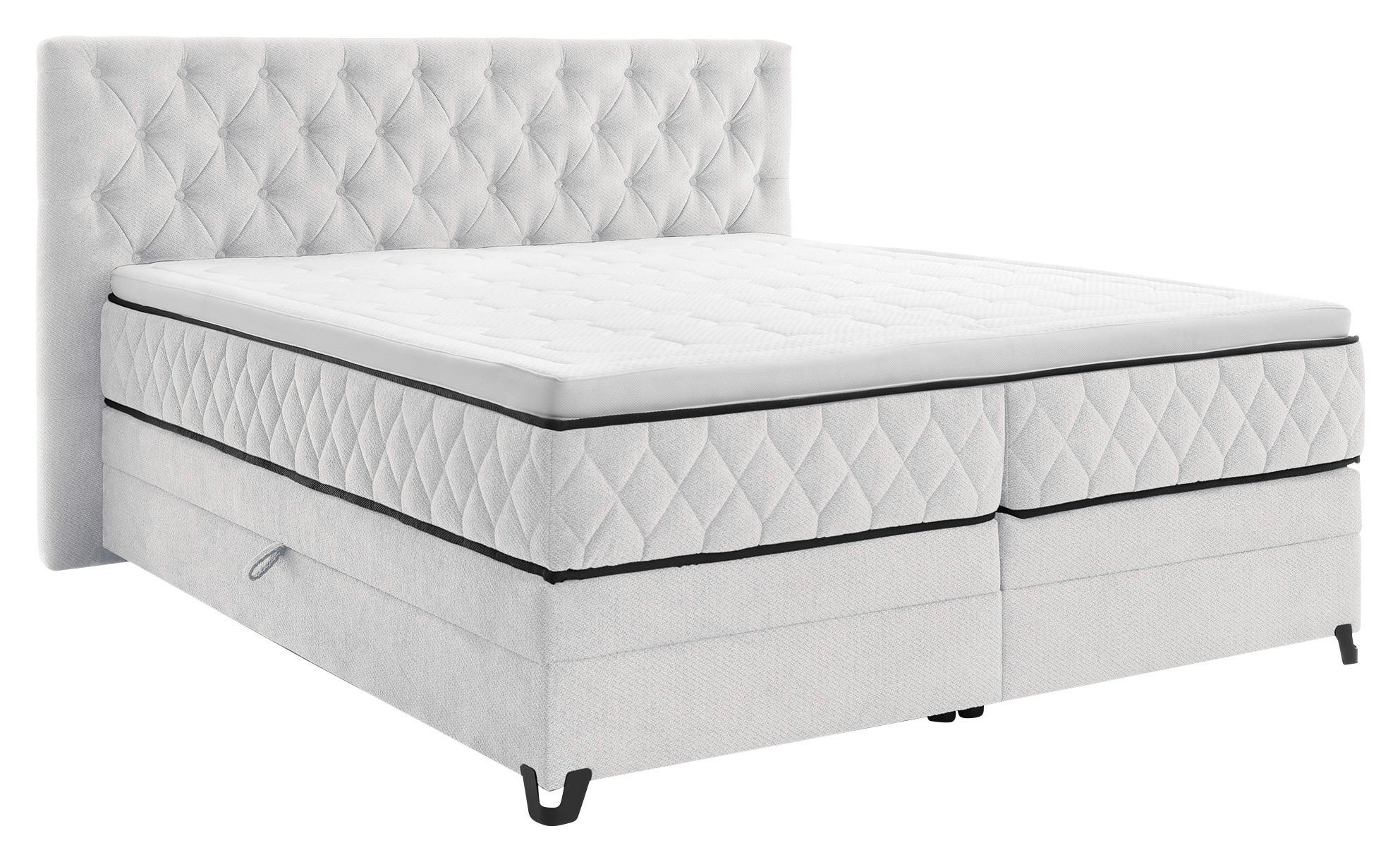 Boxspringbett Carmen A Creme 160x200 Cm
