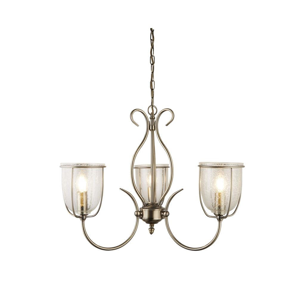 CANDELABRU - alămiu, Basics, sticlă/metal (52/100cm)