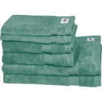FROTTIERSET SW-Cuddly Grün, Mintgrün, Pastellgrün, Salbeigrün 6-teilig  - Salbeigrün/Pastellgrün, Basics, Textil - Schöner Wohnen