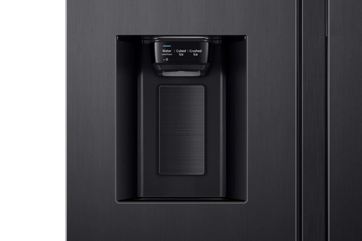 SIDE-BY-SIDE 91,2/178/71,6 cm RS6HA8891B1/EG  - Schwarz, Basics, Glas/Kunststoff (91,2/178/71,6cm) - Samsung