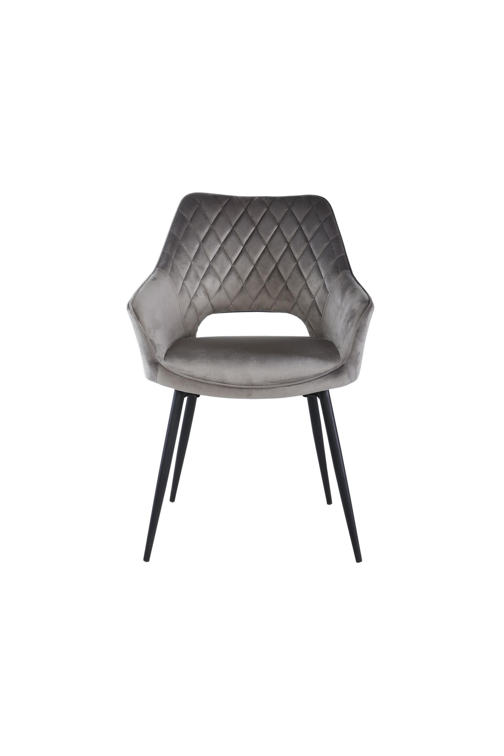 STOLICA SA RUKONASLONOM  siva, crna       - siva/crna, Konvencionalno, drvo/metal (56/56/80,5cm) - Carryhome