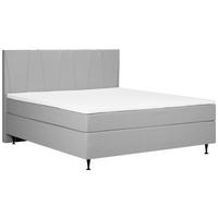 BOXSPRINGBETT 180/200 cm  in Grau  - Schwarz/Grau, Modern, Textil (180/200cm) - MID.YOU