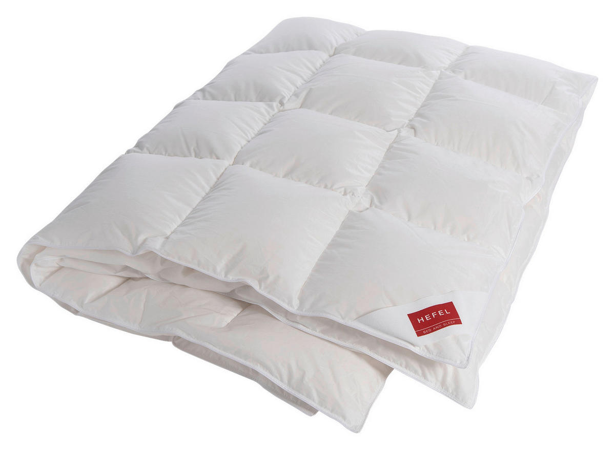 PÁPEROVÁ PRIKRÝVKA, 140/200 cm, páperie - biela, Basics, textil (140/200cm) - HEFEL