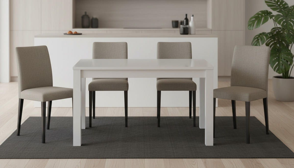 ESSTISCH 120/80/75 cm Nachbildung  Holzwerkstoff rechteckig Kaschmir  - Kaschmir, MODERN, Holzwerkstoff (120/80/75cm) - Livetastic