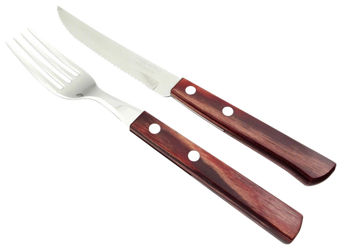 PRIBOR ZA JELO  12 delova     - crvena, Lajfstajl, metal/drvo - Homeware Profession.