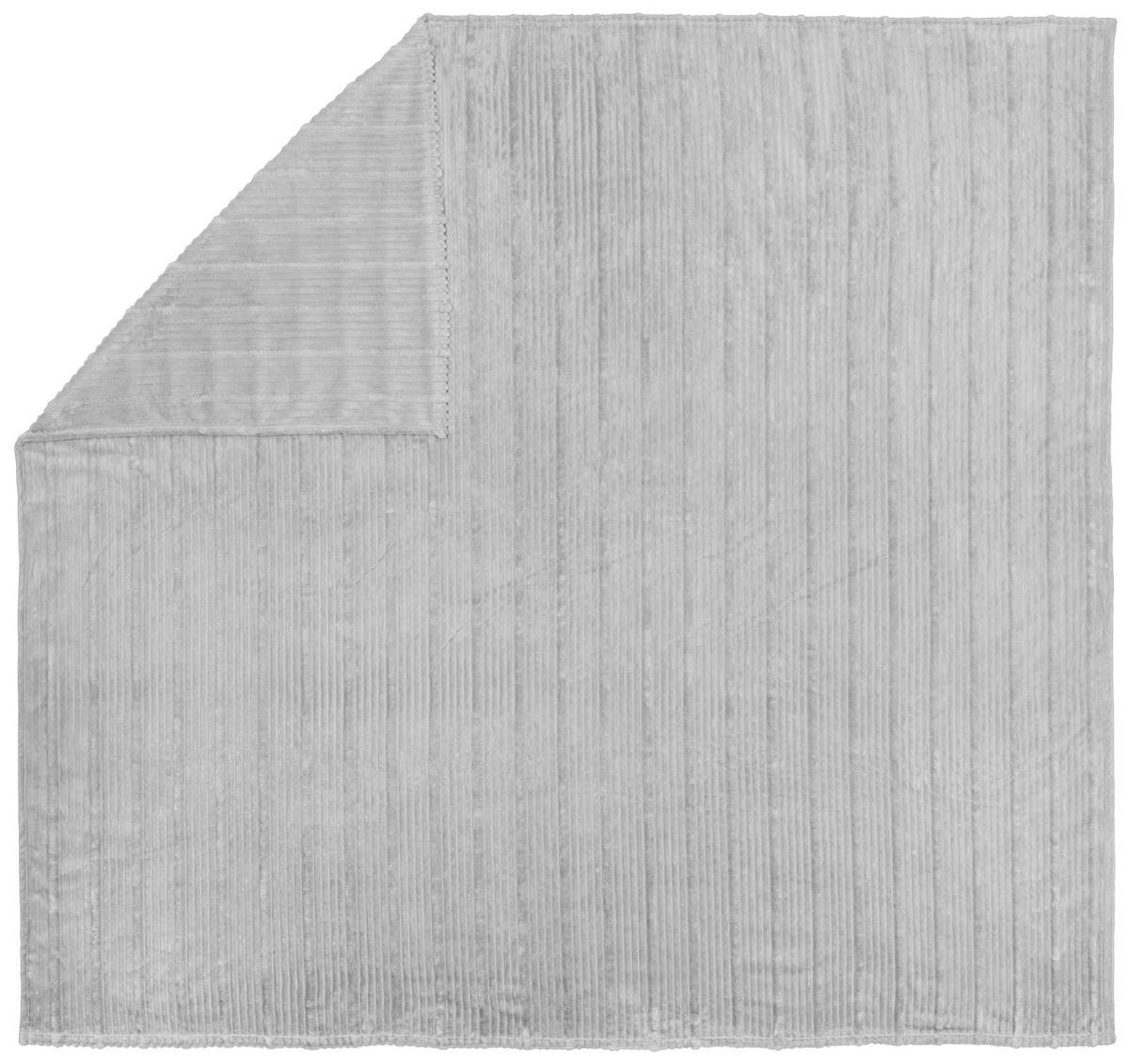 WOHNDECKE OSLO 220/240 cm  - Grau, Textil (220/240cm) - Novel