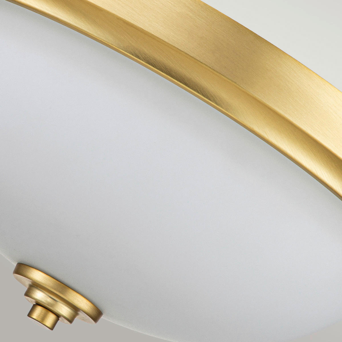 BADEZIMMER-DECKENLEUCHTE Elstead Malibu 33.5/15.6 cm   - Messingfarben, KONVENTIONELL, Glas/Metall (33.5/15.6cm) - Elstead Lighting