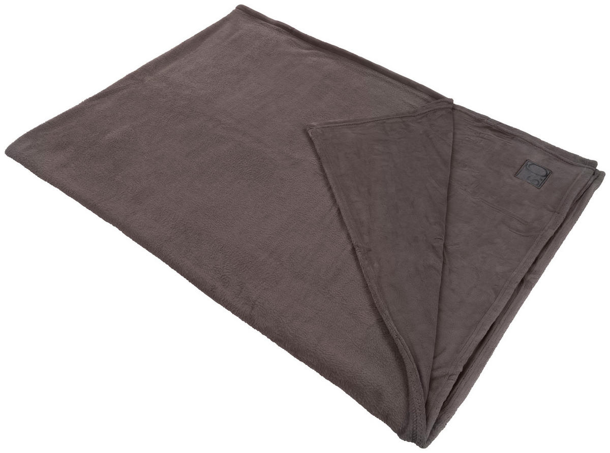 DEKORATIVNA ODEJA 150/200 cm sivorjava  - sivorjava, Basics, tekstil (150/200cm) - S. Oliver