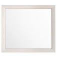 WANDSPIEGEL 87/76/2,5 cm    in rechteckig  - Weiß, LIFESTYLE, Glas/Holzwerkstoff (87/76/2,5cm) - Hom`in