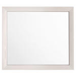 WANDSPIEGEL 87/76/2,5 cm    in rechteckig  - Weiß, LIFESTYLE, Glas/Holzwerkstoff (87/76/2,5cm) - Hom`in