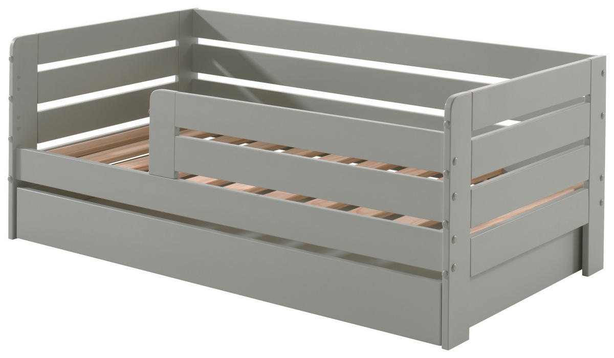 KINDER-/JUNIORBETT 70/140 cm  in Grau  - Kieferfarben/Grau, MODERN, Holz/Holzwerkstoff (70/140cm) - MID.YOU